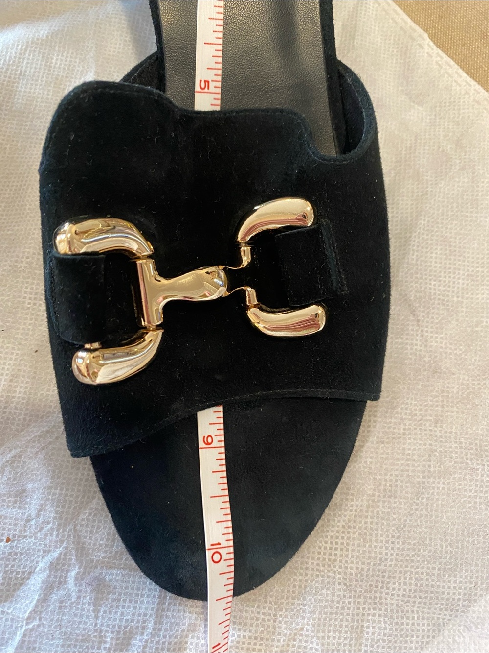Vaneli Black Suede Sandals. Sz. 10. Like new. - Picture 10 of 11